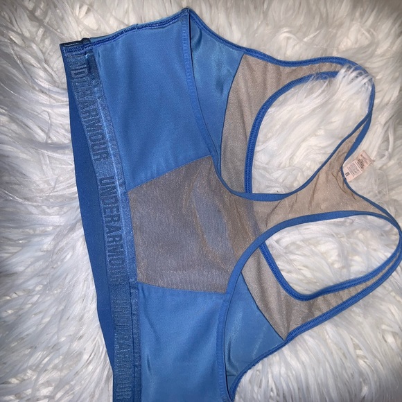 Blue medium under armor sports bra - Picture 5 of 6